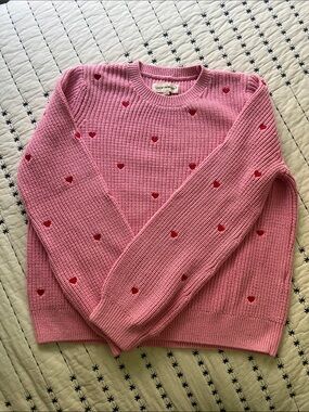 Lucky brand heart sweater